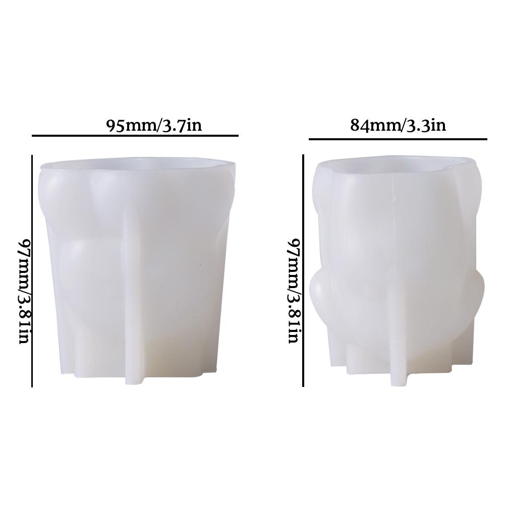 3D Pudding Puppy Lumanari Forme Silicon DIY Cartoon Frozen Molde Budinca Desert Forme Tort Ciocolata Tort Mousse