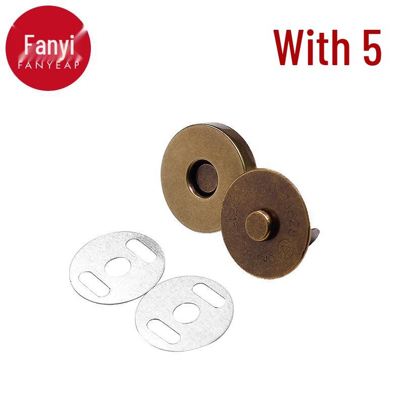 Invisible Magnetic Snap Fastener with Magnetic Buckle for Handbags & Luggage (No-Sew, A1J60, Free Shipping)