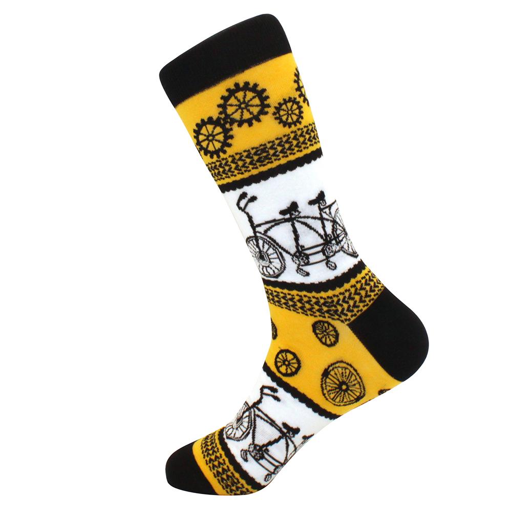 Fashion Funny Mens Socks Hip Hop Harajuku Kawaii Cartoon Cotton Socks Fruit Animal Beer Food Happy Casual Socks Gifts for Men