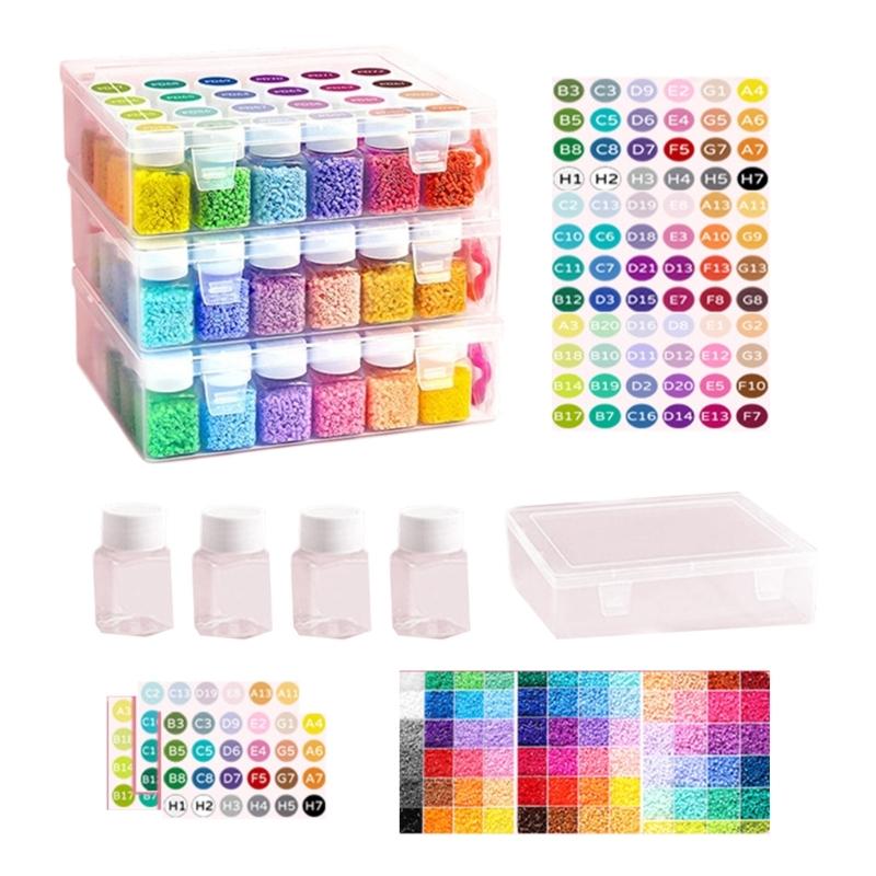 Creative Art Set Includes Multicolor Bean Beads Easy To Assemble For Any Ages Crafting Fun