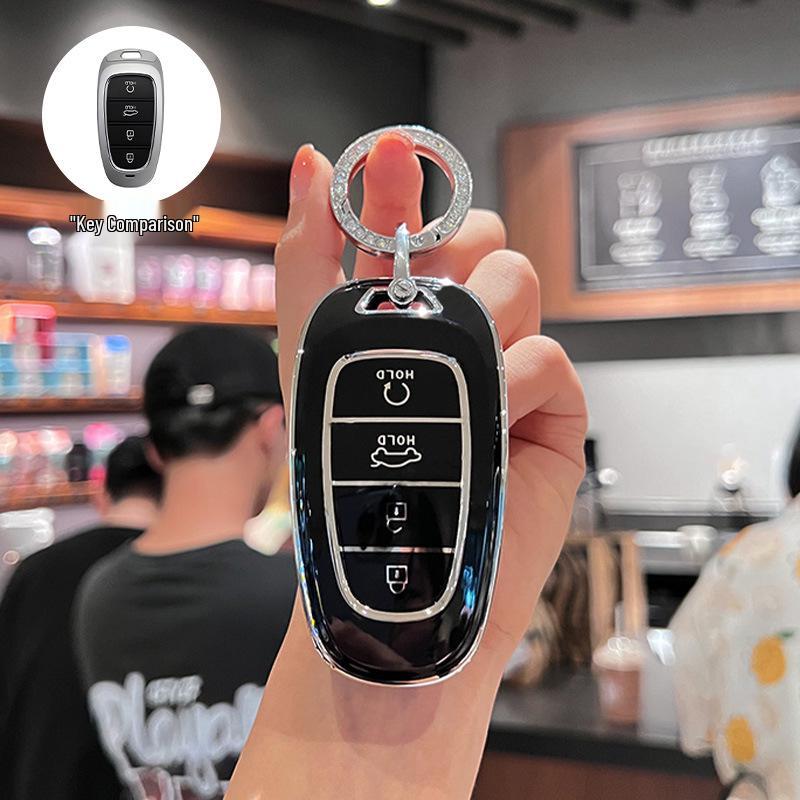 Beijing Hyundai Elantra Key Cover for Yuedong Shengda Mingtu Yixing iX35 - Car Protective Shell Bag