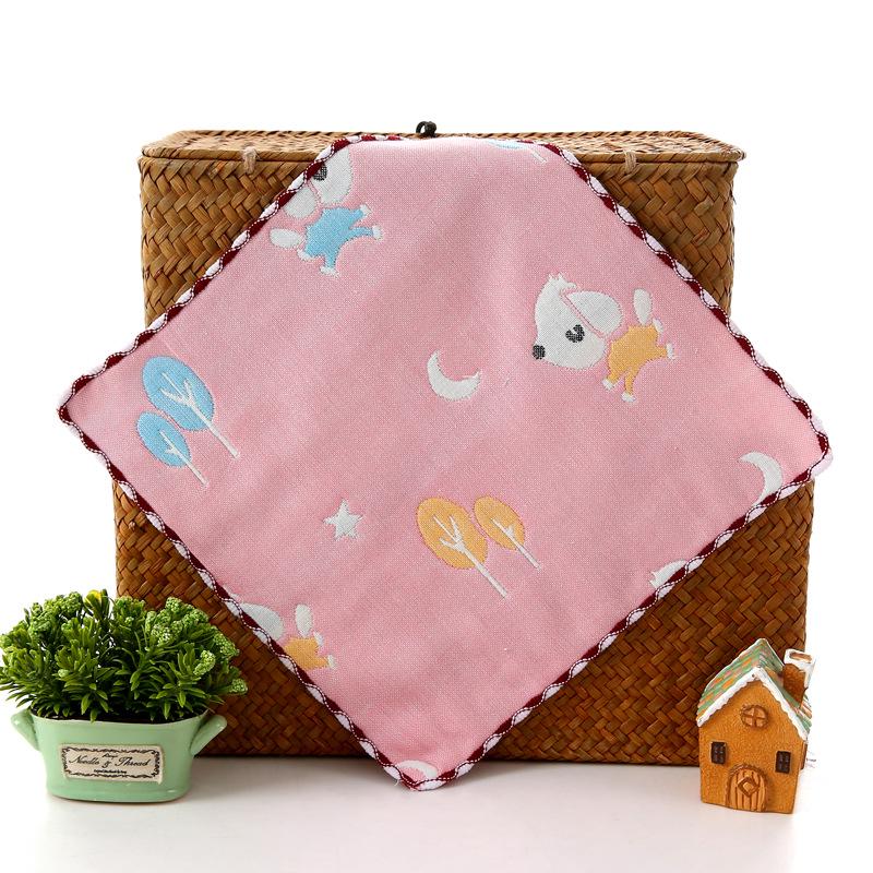 

Шестислойное марлевое детское полотенце 2525: Мягкий, Впитывающий, Идеально подходит для детского сада и умывания. 25x25