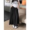Yamamoto High-Waisted Pleated Long Skirt - Slimming Japanese Casual Summer Style