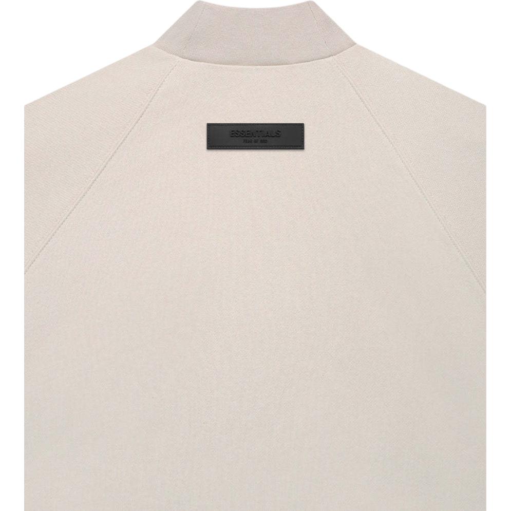 Fear of God Essentials 1977 Series 3/4 Sleeve Mockneck Digital Print Sweatshirt Women Tops Wheat FOG-SS22-67