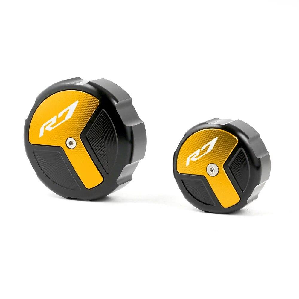 Motorcycle Accessories CNC Brake Fluid Reservoir Cap Cylinder Cover For YAMAHA YZFR7 YZF-R7 YZF R7 -2022