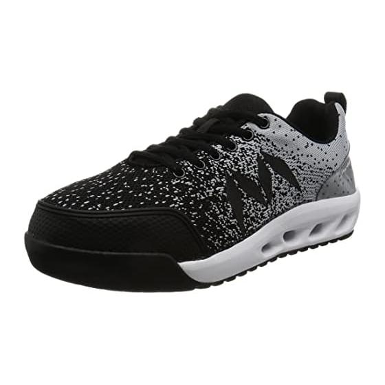 MARUGO Unisex Adults Ventilation Heel Shock Absorption A Marugo High Ventilation Steel Toecap Oil Resistant JSAA Class A Mandom Knit 001 Safety Shoes