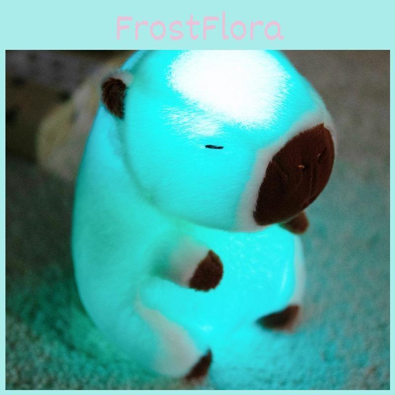 Toys Plush Capybara That Emit Light Childrens Cartoon Animal Toys Gifts Holiday