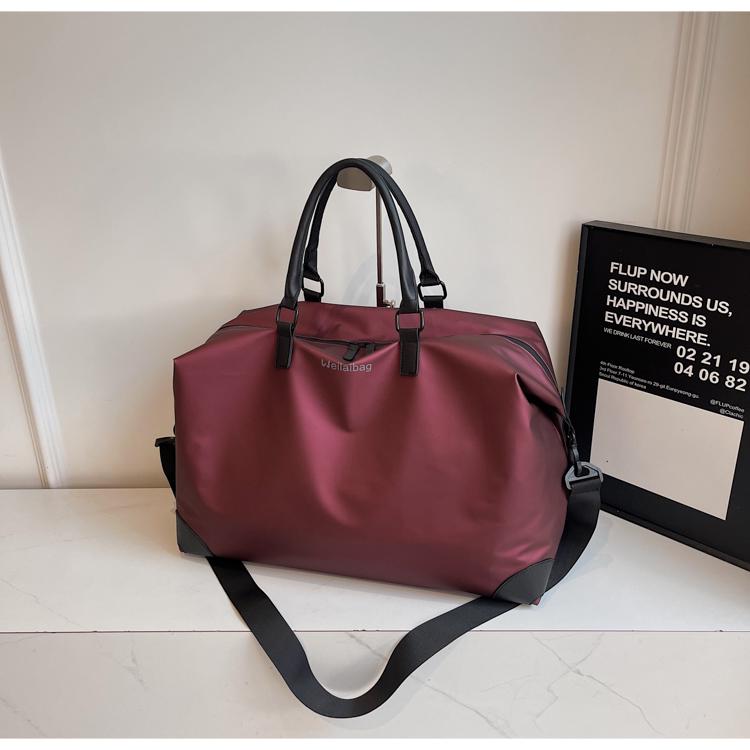 Large Capacity Travel Gym Bag with Luggage Handle Attachment - Wet/Dry Separation, Business Trip & Yoga Ready