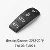 For Porsche Panamera Cayenne Macan Taycan Boxster 718 911 Car Key Case Rubber Pad Remote Control Fob Silicone Key Button Replace