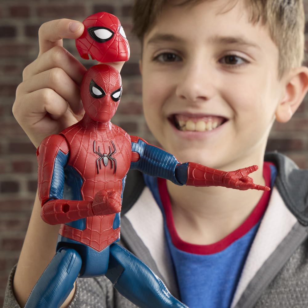 Marvel Spider-Man A New Day Titan Series 11.5-Inch Action Figure with Ultimate Mesh Gear Superhero Toy for Ages 4 and Up