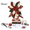 Kit de Costura Patchwork con Lazo Decorativo Estilo Cabaña Hecho a Mano, Tela Grande DIY Girasol Suministros para Acolchado Hobby Kit de Manualidades Acolchadas de Calabaza para Adultos,