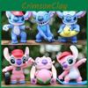 Cartoon Lilostitch Action Figure Model Doll Desktop Ornaments Decorations