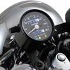 Mechanický rychloměr Daytona Motocykl Černé tělo/Černý panel/Bílá LED 60 Displej 140 km/h s indikátorem 15626