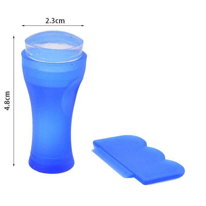 Easy-French Nail Stamper Monocle Jelly Print Silicone Transfer Print Scraper