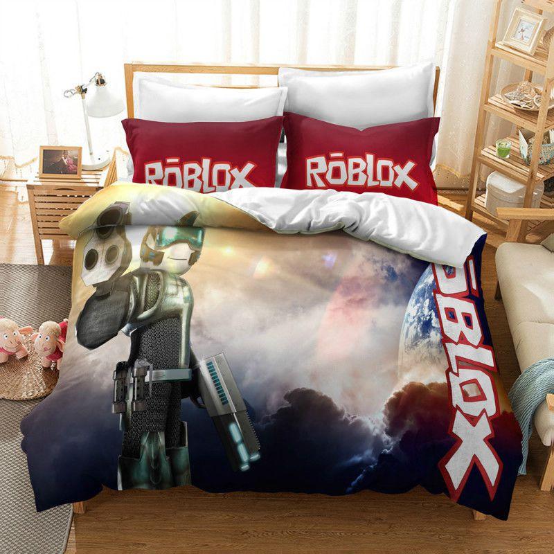 3d Printed Game Roblox Bedding Set Quilt Cover Pillow Shame Us Uk King Queen