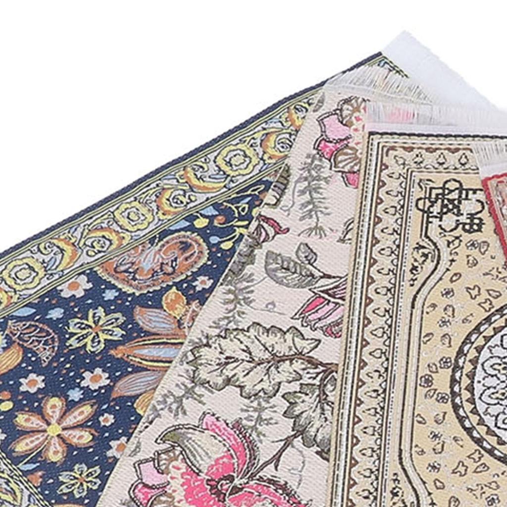 Dollhouse Woven Carpet Miniature Scale Doll Furniture Dollhouse Rug Carpet Dollhouse Blanket Rug Woven Rug Dollhouse Rug 1/12