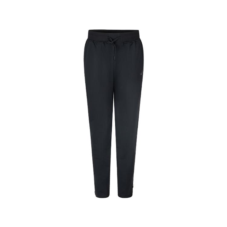 Asics Logo Pattern Drawstring Mid-Rise Knitted Sports Pants Men Pants Black 2011D204-001