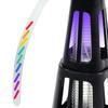 Tables Fly Repellent Fan with Holographic Blades Light USB Rechargeable Indoor Outdoor Picnic BBQ Kitchen Restaurant Table Top Fly Deterrent