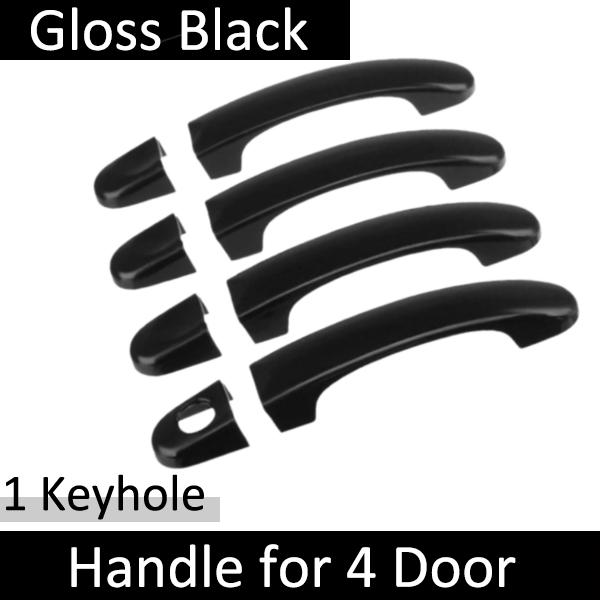for Volkswagen VW Golf Plus MK5 MK6 CrossGolf 2004~2014 Gloss Black Door Handle Cover Car Styling Accessories Stickers 2009 2011