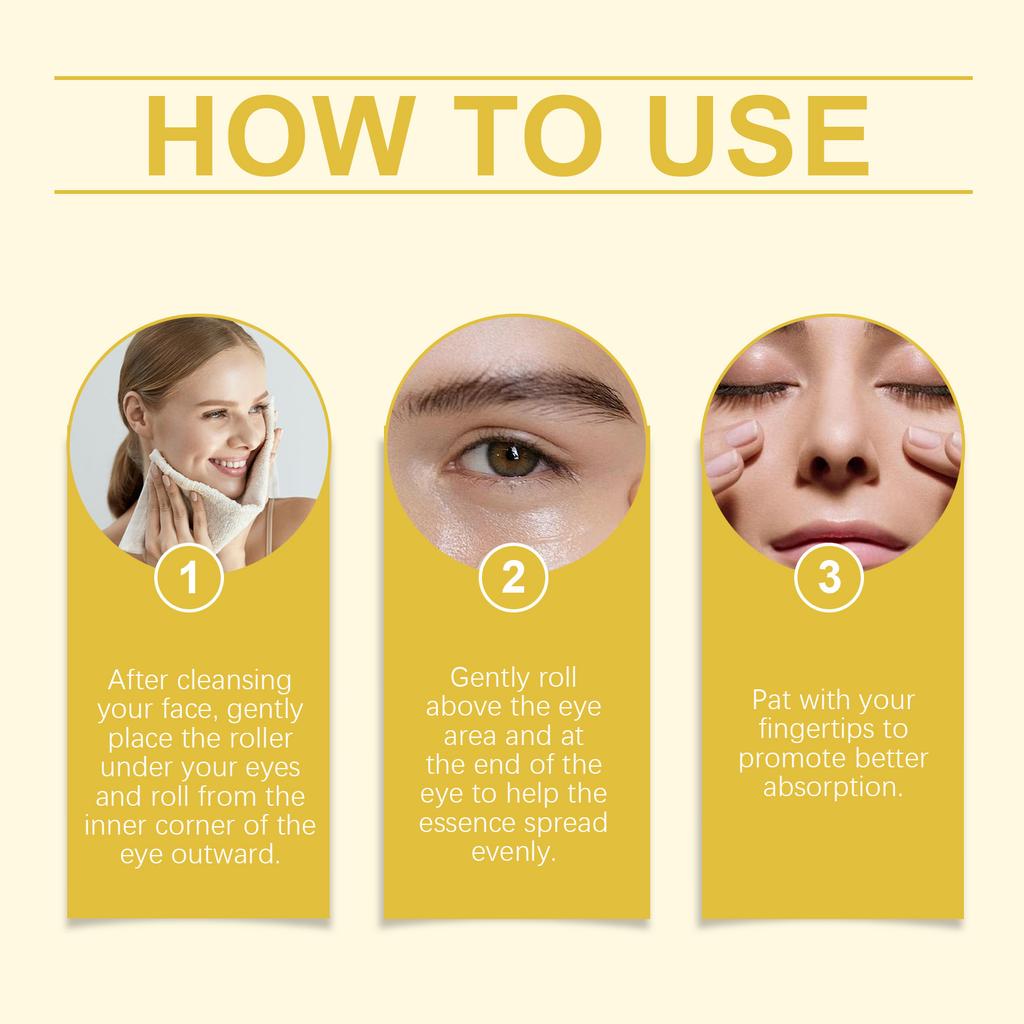 Firming Eye Serum Anti-Wrinkle Fine Lines Smooth Nourish Massage Enhance Elasticity Lightweight Moisturizing Eyes Area Skin Care