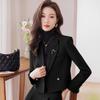 Women's Elegant Short Blazer and Skirt Two-Piece Set