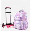 School Trolley Tas Schooltassen Roller Studenten Rugzak 6 Wielen (34*20*47CM)ZRY5193