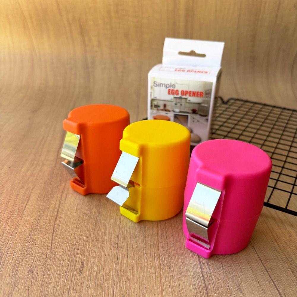 3pcs Cylindrical Egg Shell Separator Professional Egg Crackers Household Eggshell Opener  Baking