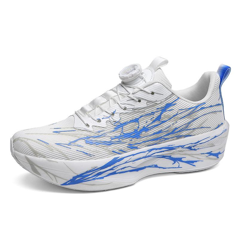 Luminous running shoes, youth professional running shoes, ultra-light shock absorption, non-slip, wear-resistant and breathable rotating