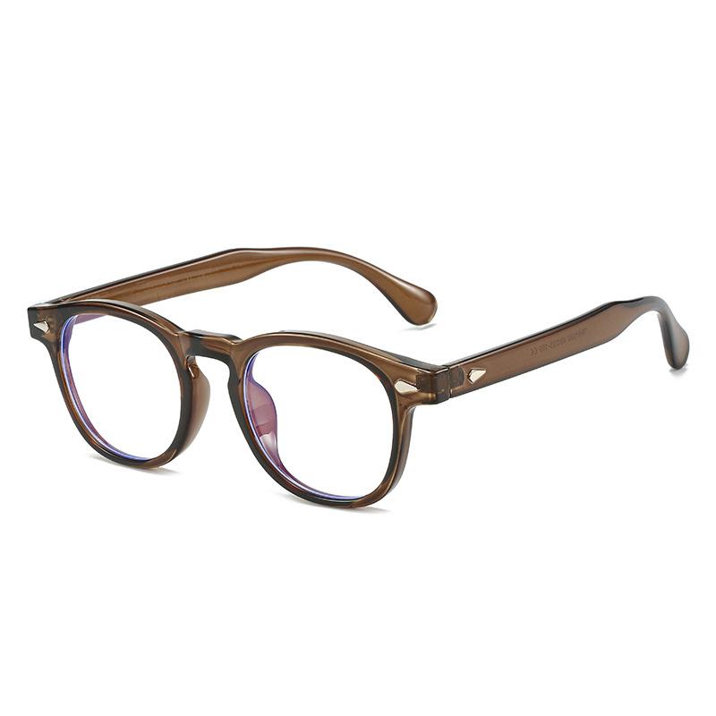 Fashion TR90 Anti Blue Light Filter Gaming Glasses Women Men Clear Grey Anti Blue Light Blocking Glasses 2024