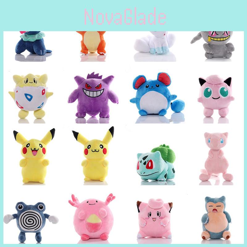 Soft And Cuddly Anime-inspired Pikachu And Eevee Plush Toy