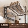 Vier-Saugnapf-Stanzfreier Wandmontage-Klappbarer Badezimmer-Handtuchhalter & Ablage