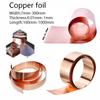 1 sztuka gruba 0,01-1 mm x 7 mm-300 mm szerokości Rolka blachy miedzianej Długość:100-1000mm Płyta z folii miedzianej 99,9% Czysta miedź Cu Blacha metalowa Folia