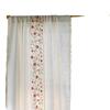 Curtain Finished Product, Cotton And Linen Art Tassel Embroidery Bay Window Curtain
