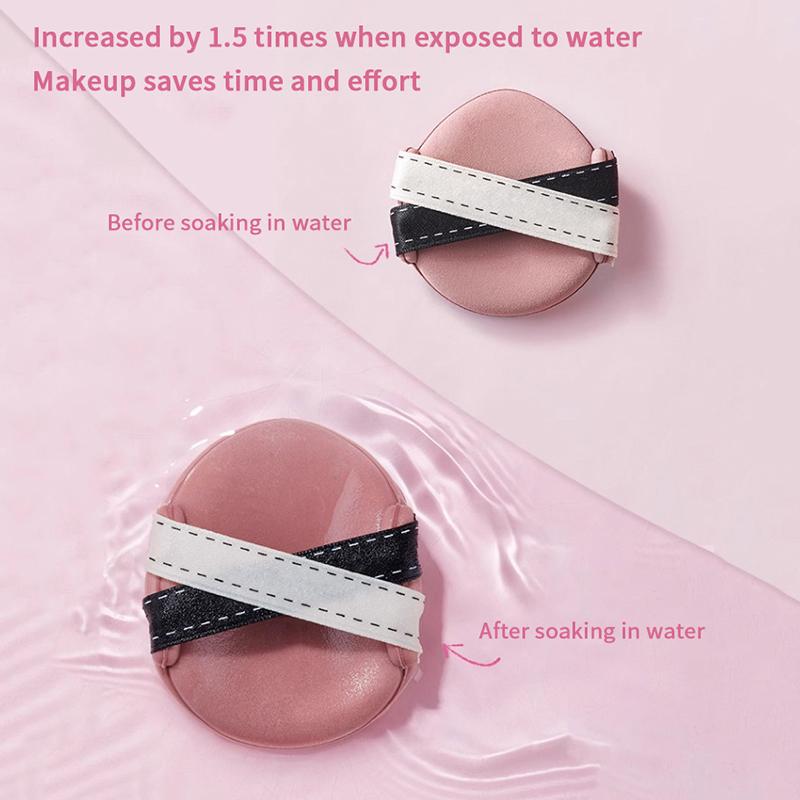 Doppio Nastro Grande Goccia d'Acqua Cuscino d'Aria 1/2/3 Pezzi Uso Bagnato o Asciutto Cipria per Cuscino d'Aria Spugnetta Strumento per Trucco Portatile Multifunzione