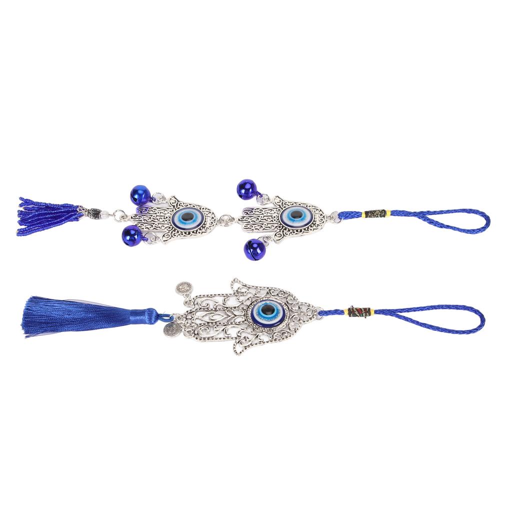 2PCS Blue Eye Hanging Ornament Fashionable Beautiful Exquisite Blue Eye Decoration for Car Home