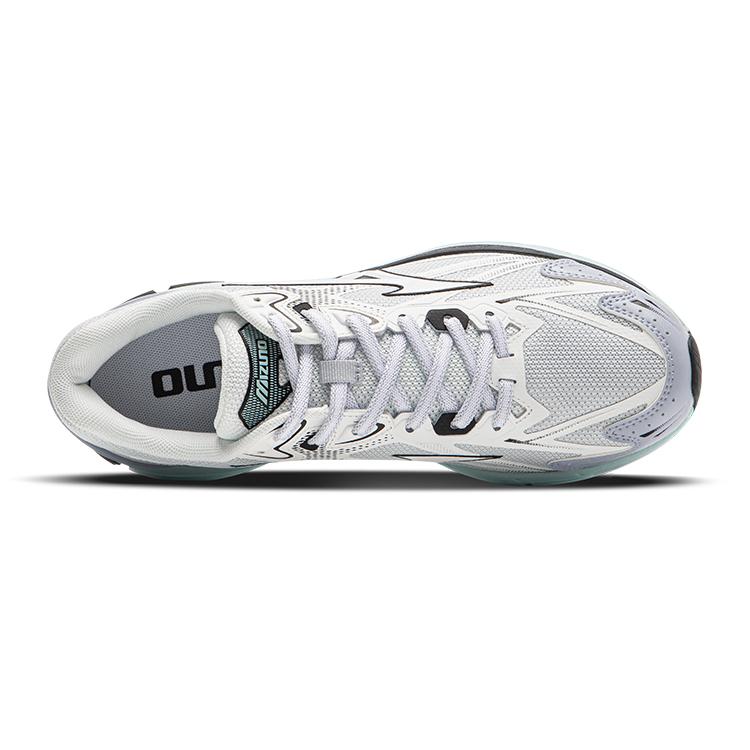 Mizuno Unisex Halo Mix White Light Grey Blue Retro Casual Sneakers D1GH240814