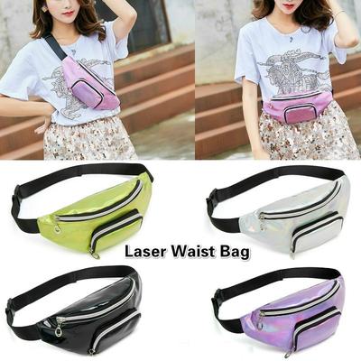 Fanny Pack for Women Belt Bag Laser Waist Bags Outdoors Travel Chest Pouch