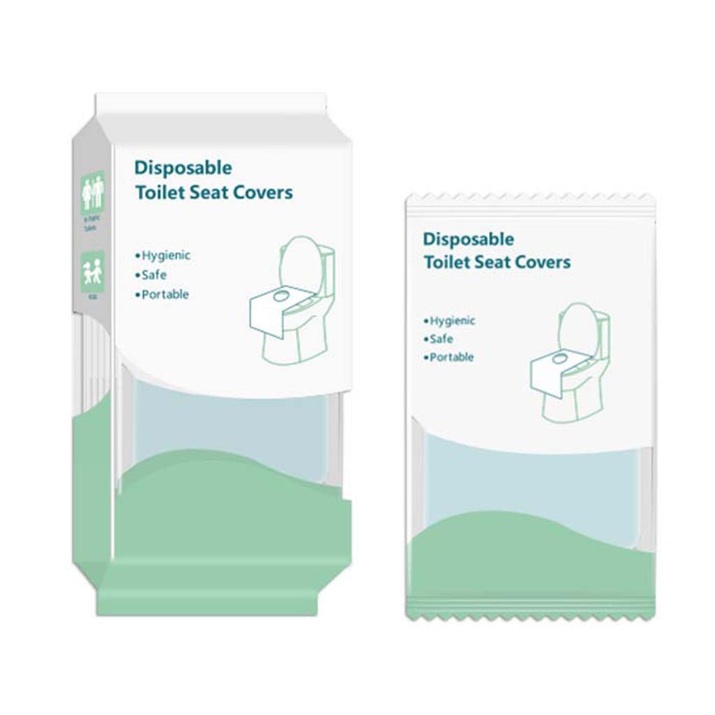 Disposable Toilet Seats Covers For Kids Adults Made Of PE And Paper For Travel