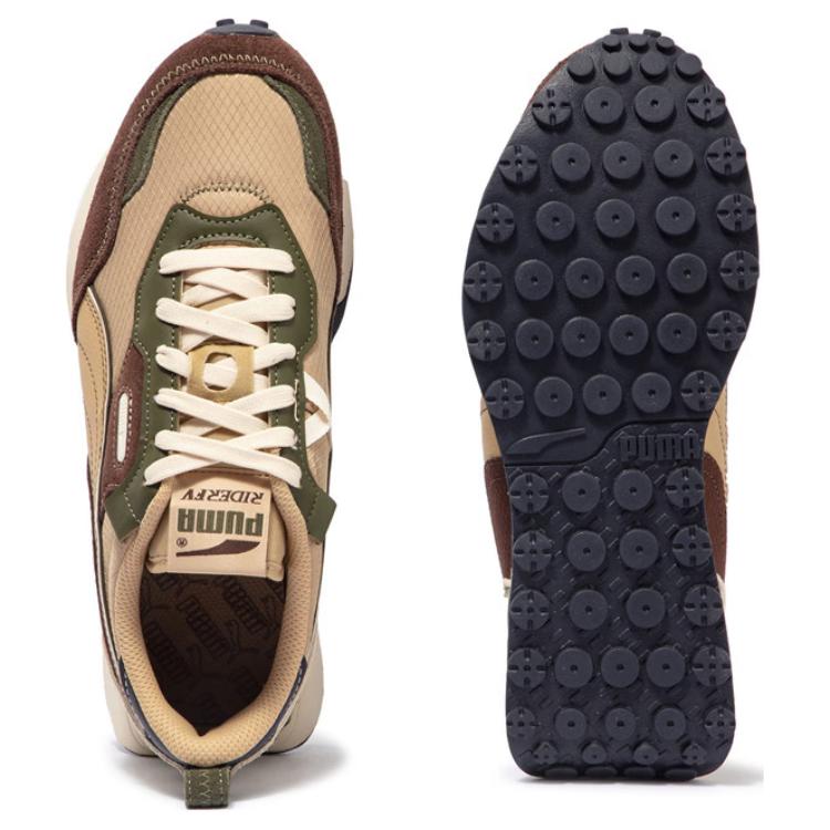 Puma Rider FV Retro Fashion Low Top Lifestyle Casual Shoes Unisex sneaker Brown 387672-44