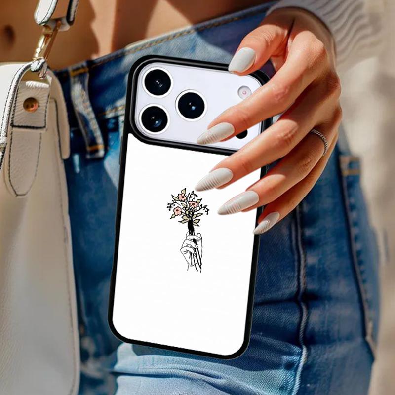 Minimal Aesthetics Phone Case For iPhone 17 Air 14 15 13 12 Max Cover For Apple 16e 11 Pro Max Plus Coque