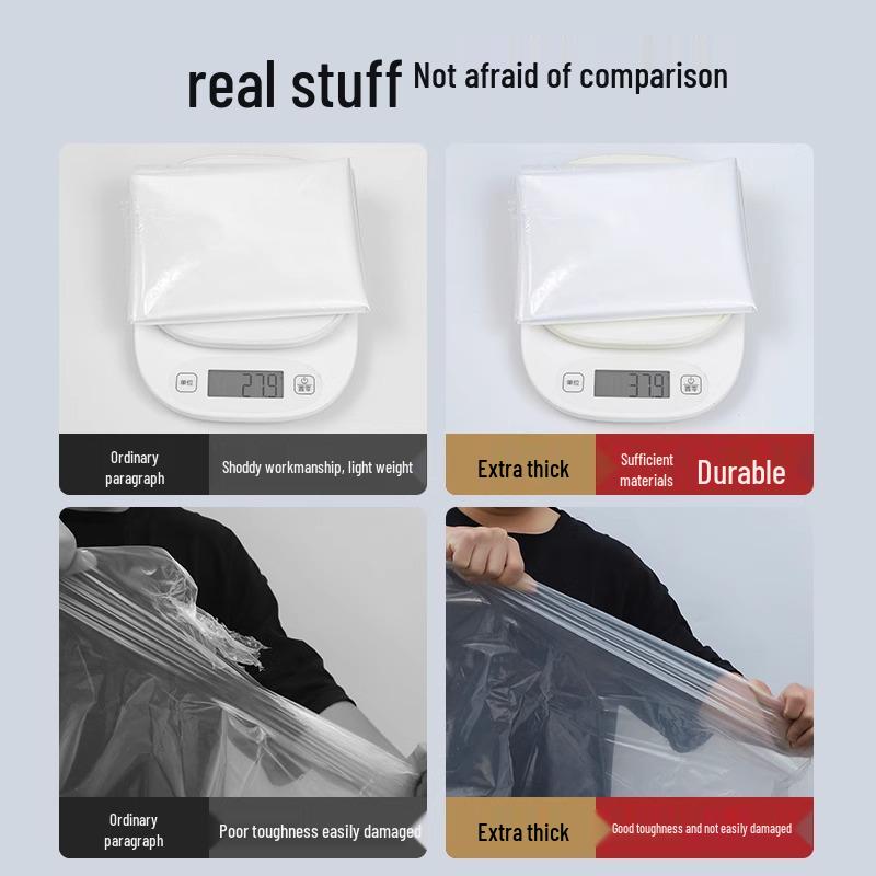 Transparent Extra Thick 20-28 Inch Suitcase Protector Cover - Full Coverage & Removable