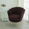 Schminkstuhl Sofa Blütenblatt Stuhlbezug Elastisch Polarfleece Hoher Sessel Hocker Staubschutzhüllen für Schlafzimmer Heim Lesezimmer Dekoration