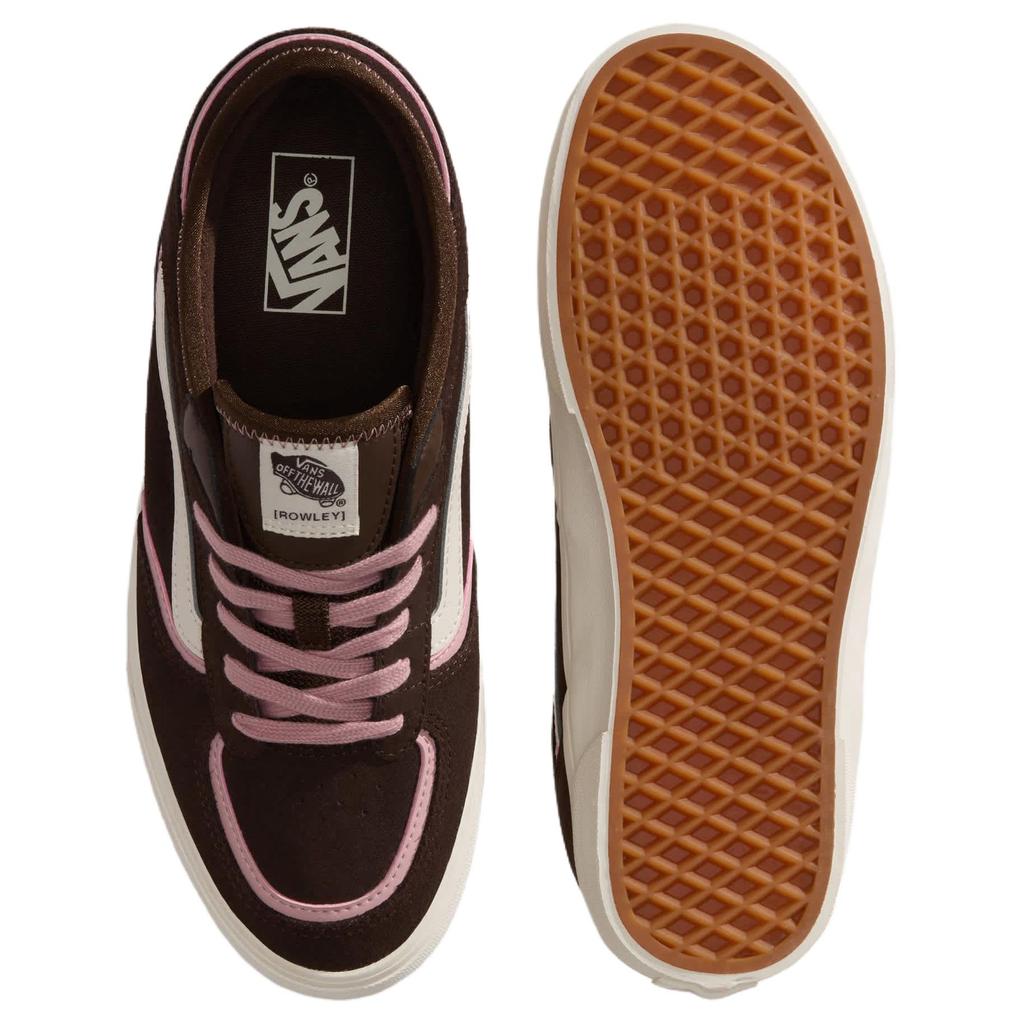 Vans Rowley Classic Comfortable Fit Skate Shoes Unisex Sneakers Chocolate-Brown VN000SF43N1