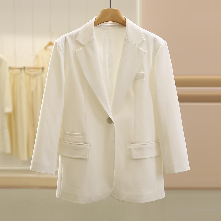 

Aussdo Бренд Элитный Профессиональный Свободного Кроя Маленький Костюм - Коллекция Осень 2025 XL белый