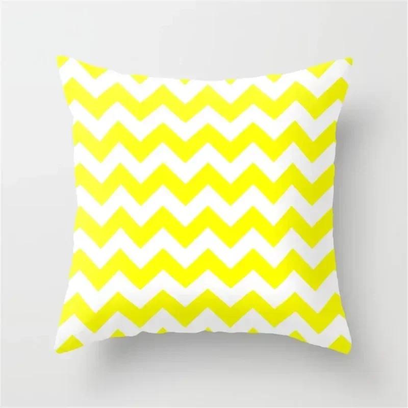Abstract Geometric Striped Double-Sided Printed Pillow Cover Short Plush Suitable Living Rooms Bedrooms Sofa Throw Cushion Cover