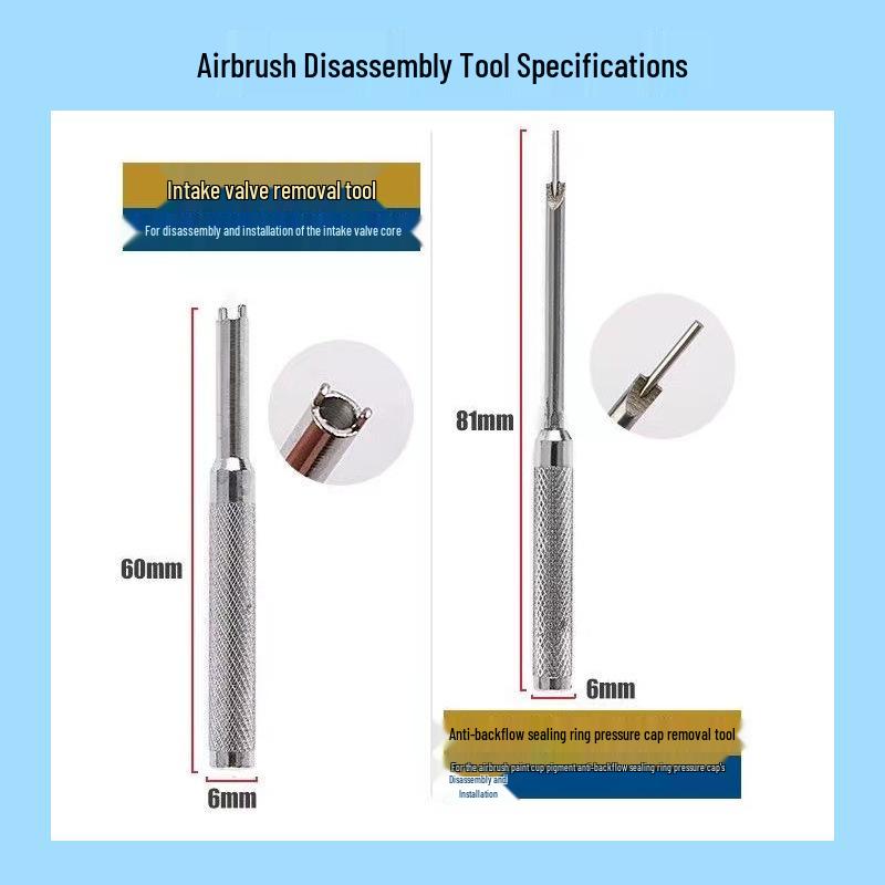 Airbrush Cleaning Kit: Waste Liquid Collection Bottle & Brush Set