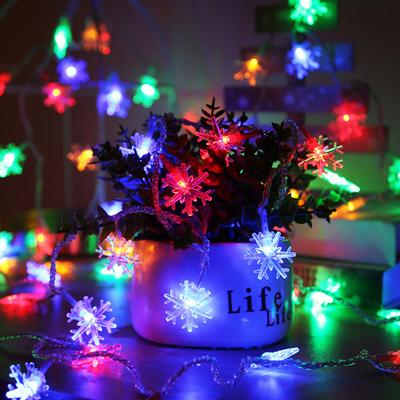 Christmas Snowflake Design LED Lights Pendants Home Party Props Xmas Decoration