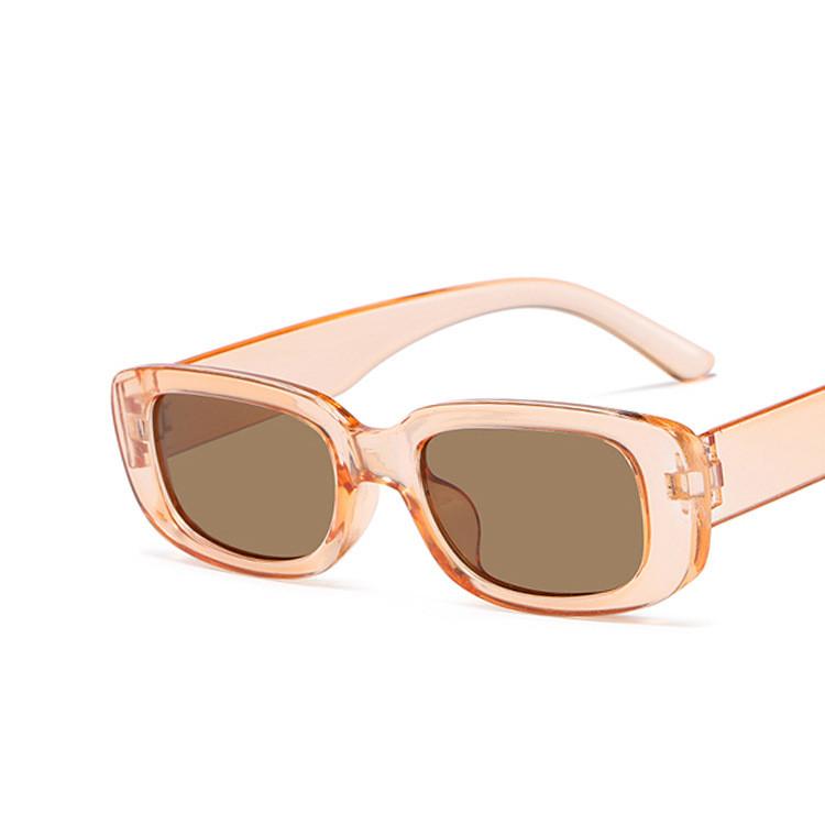 Barnmode Små Rektangulära Solglasögon Barn Pojke Flickor Fyrkantig Båge Glasögon Solglasögon Baby Uv400 Skydd Glasögon