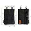 VIPERADE VE4 Tool Nylon Pocket Organizer with 2 Pockets and 4 Small Tool Storages for EDC Perfect Gift for Tactical Notebook Pouch, Gear,
