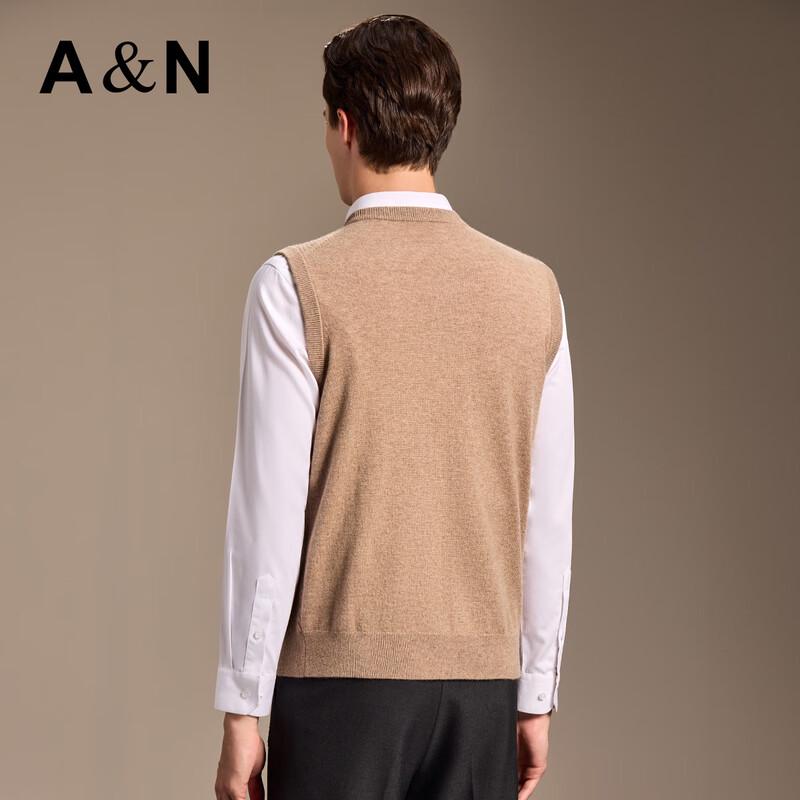Men's 100% Cashmere V-Neck Knit Vest